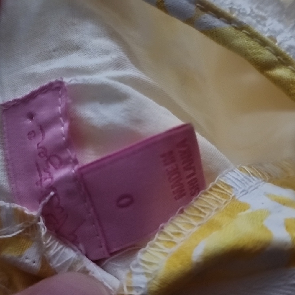 Lilly Pulitzer Macfarlane Lace Detail Shift in Sunglow Yellow Sleeveless Dress - Picture 13 of 14